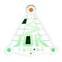 10,000 steps badge